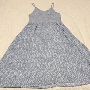 MILLIBON USA Cornflower Blue Floral Sundress EUC M